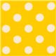 yellow polka dot laminate fabric by Cosmo from Japan 1
