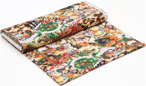 12 Days of Christmas fabric by Robert Kaufman 4
