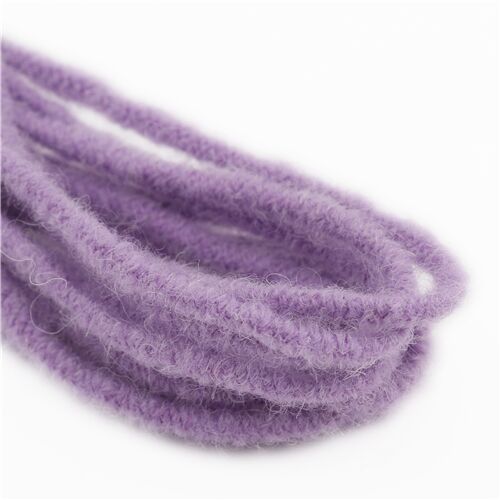 Fil de laine lastique 1 m violet, import du Japon