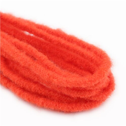 Fil de laine lastique 1 m orange, import du Japon