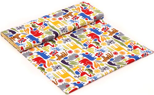 2-D Zoo zoo animal fabric Alexander Henry new primary 6