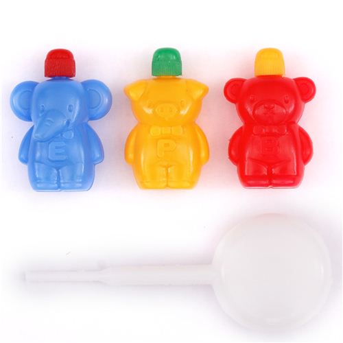 3 kawaii animal mini sauce containers for Bento Box Lunch Box modeS4u