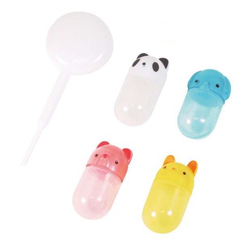 4 kawaii animal mini sauce containers for Bento Box modeS4u