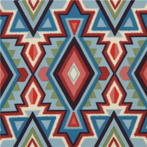 Alexander Henry brown aztec pattern fabric Fabric by Alexander Henry ...