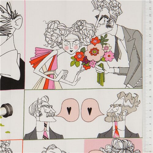 Remnant (34 x 112 cm) - Alexander Henry ghastlies love fabric in