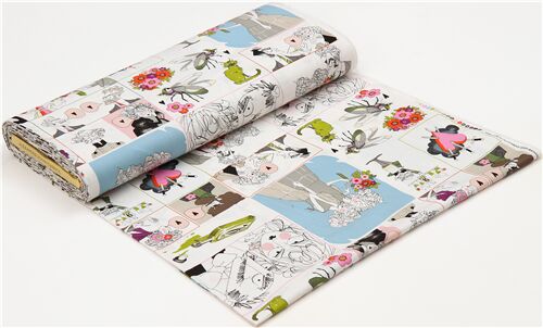 Remnant (34 x 112 cm) - Alexander Henry ghastlies love fabric in