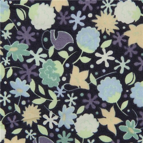 Liberty of London Ditsy Floral Printed Cotton Lawn - Navy