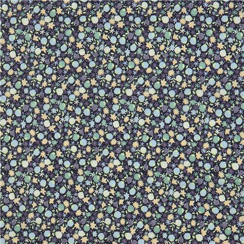 Liberty of London Ditsy Floral Printed Cotton Lawn - Navy