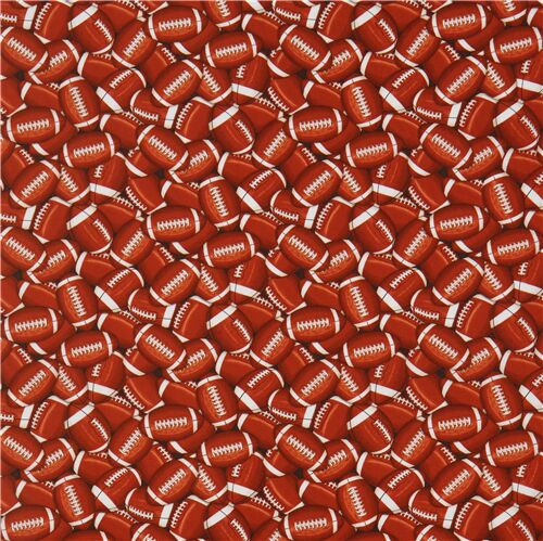 Remnant (43 x 112 cm) - American football sport fabric by Timeless Treasures 3