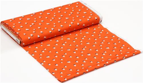 Fat Quarter (50 x 54 cm) - Art Gallery Fabrics dark orange strawberry pattern 3