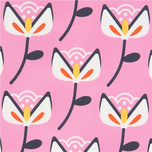 pink Art Gallery Fabrics flower fabric modeS4u