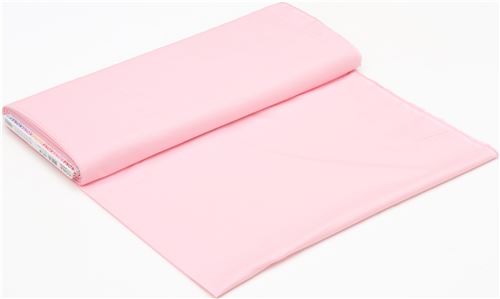 Remnant (12 x 112 cm) - Baby Pink solid Kona fabric Robert Kaufman USA -  modeS4u