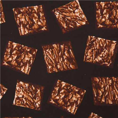 Chocolate Lover Brownies Dessert Fabric