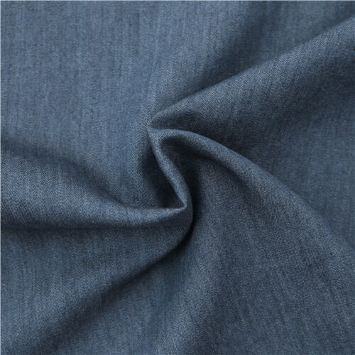 Cotton Blue Color Solid Plain Fabric (FC-286) - Dinesh Exports