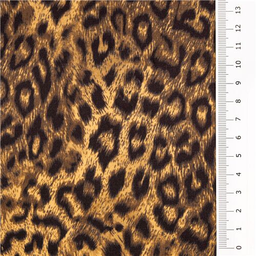 Brown animal print minky soft extra wide Timeless Treasures leopard ...