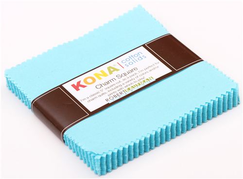 Charm Pack fabric bundle Bahama blue Robert Kaufman USA 1