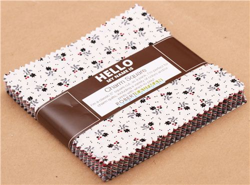 Charm Pack fabric bundle Classic Minis flower Robert Kaufman 1