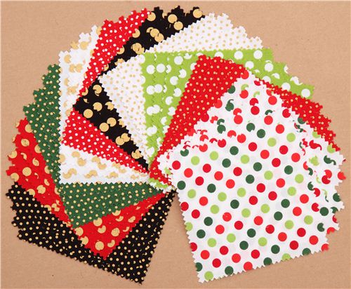 Charm Pack fabric bundle Holiday Glitz Gold Robert Kaufman - modeS4u