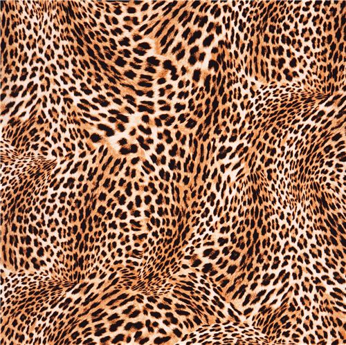 Cheetah Swirl gold tissu srie animaux In the Tropics 2