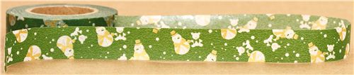 Christmas Washi Masking Tape Deco Tape Set Pcs Green Christmas Tapes