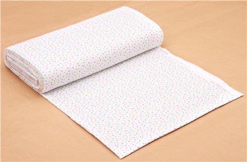 Cloud 9 wei�er Punkt Bio-Flanellstoff Fanfare Confetti 3