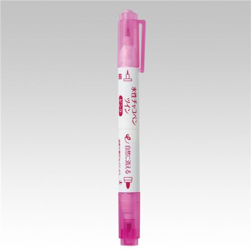 Clover aqueous Chaco Liner fabric marker pen in pink modeS4u