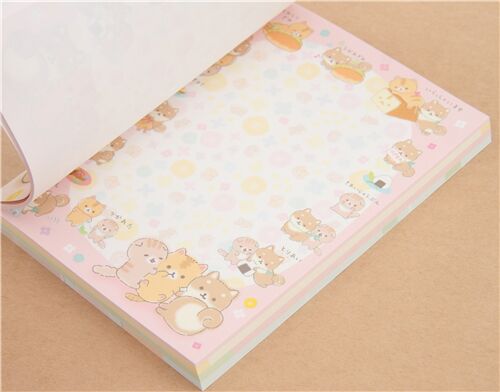 Libreta japonesa con gatos Corocoro Coronya y comida de San-X  3