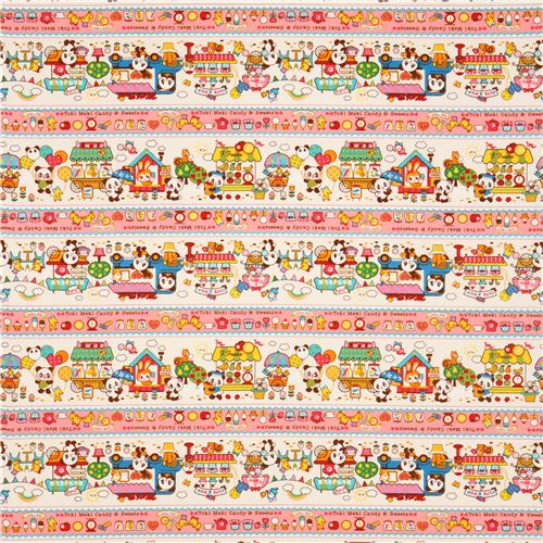 Cosmo animal fabric with candy booths from Japan 2