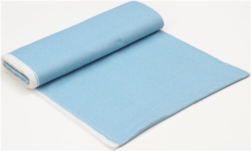 Cosmo light blue double gauze fabric - modeS4u