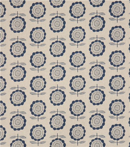 Cotton and Steel canvas fabric with flowers modeS4u