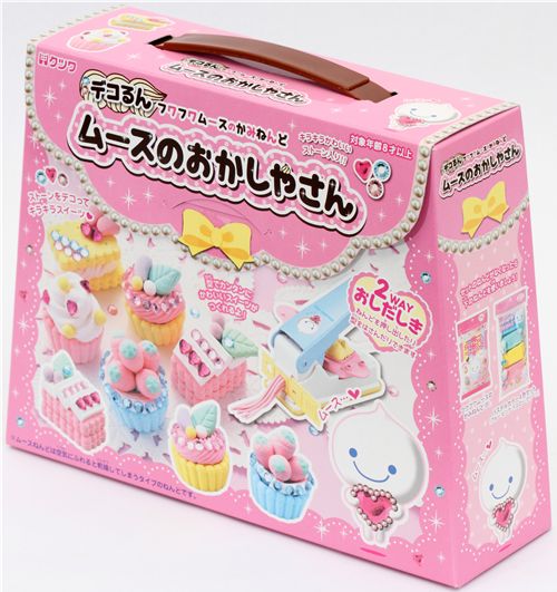 DIY paper mousse clay making kit glitter cupcakes Japan - DIY Sets ...