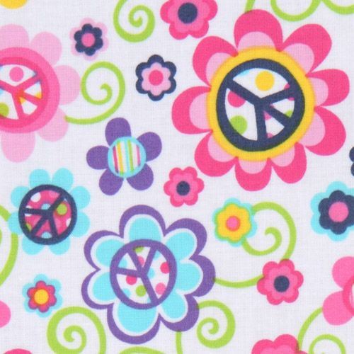 Daisy Peace PUL Polyurethane laminate fabric Michael Miller Fabric