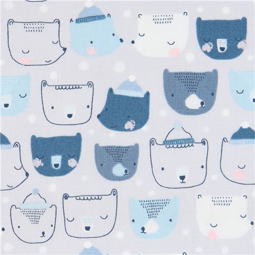 Dear Stella Christmas bear fabric Fabric