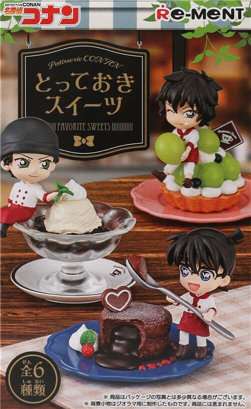 Detective Conan Patisserie Conan Favorite Sweets Miniature blind box by Re-Ment