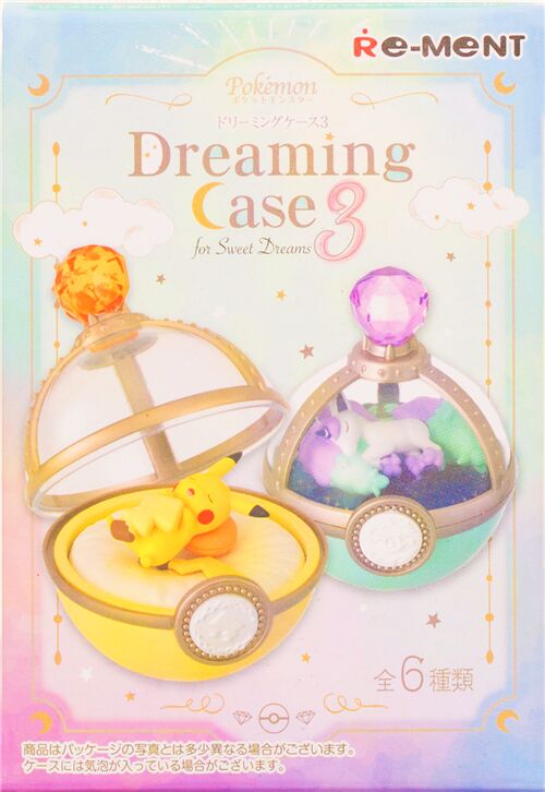 Dreaming Case 3 miniature blind box by Re-ment set of 6 with