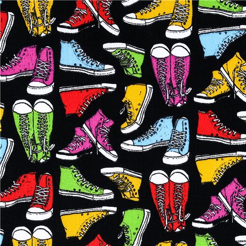 Melting derefter Psykiatri Dynamic Colorful Sneakers Fabric by Stof France - modeS4u