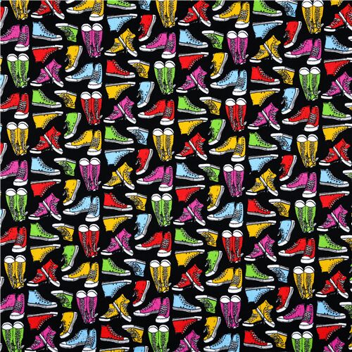 colorful fabric prints