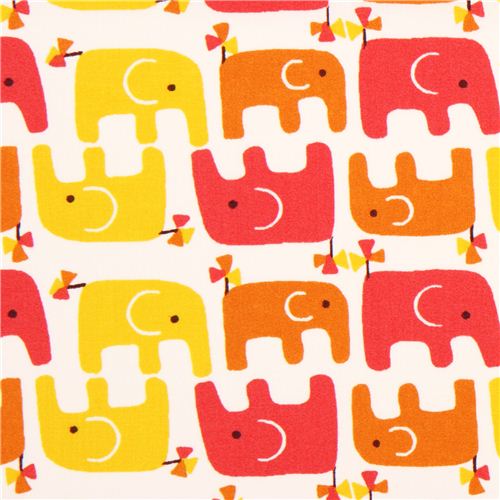 Ellie Stagger Girl elephant birch organic fabric pink Frolic 1