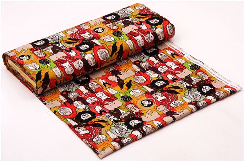 Faces of Liwaza tissu srie animaux by Alexander Henry USA 3