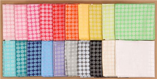 Fat Quarter dot fabric bundle Mirror Ball Michael Miller 3