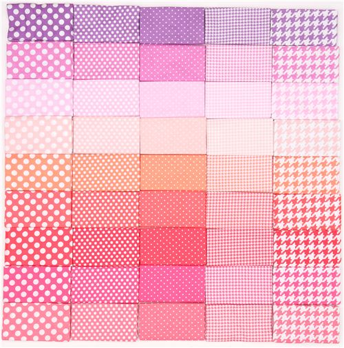 Fat Quarter fabric bundle Bloom Modern Basics Michael Miller USA polka dot 3