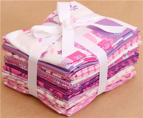 Fat Quarter fabric bundle Girl Thing Michael Miller USA 1