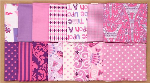 Fat Quarter fabric bundle Girl Thing Michael Miller USA 3