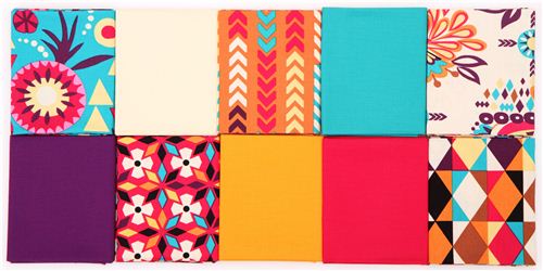Fat Quarter fabric bundle Sierra Summer by Robert Kaufman 3