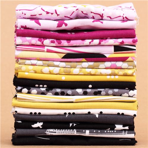 Fat Quarter fabric bundle Waterfront lilac Michael Miller 5