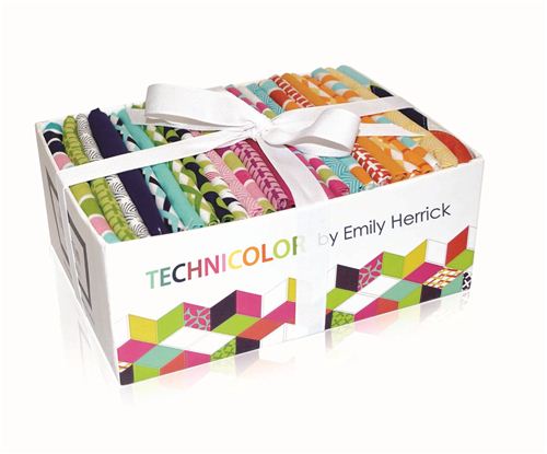 Fat Quarter fabric bundle box Technicolor Michael Miller 1