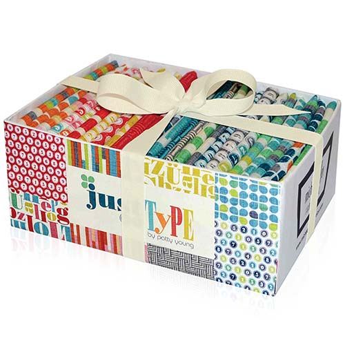 Fat Quarter fabric bundle box number letter Michael Miller 2