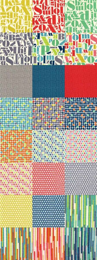 Fat Quarter fabric bundle box number letter Michael Miller 3