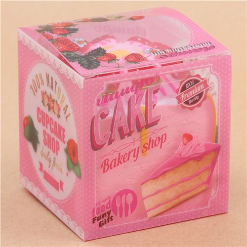 Faulty cute pink strawberry cream cake Vlampo squishy kawaii Cheap