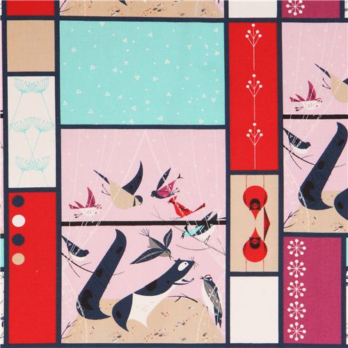 Feeding Station squirrel bird Canvas organic fabric birch 1